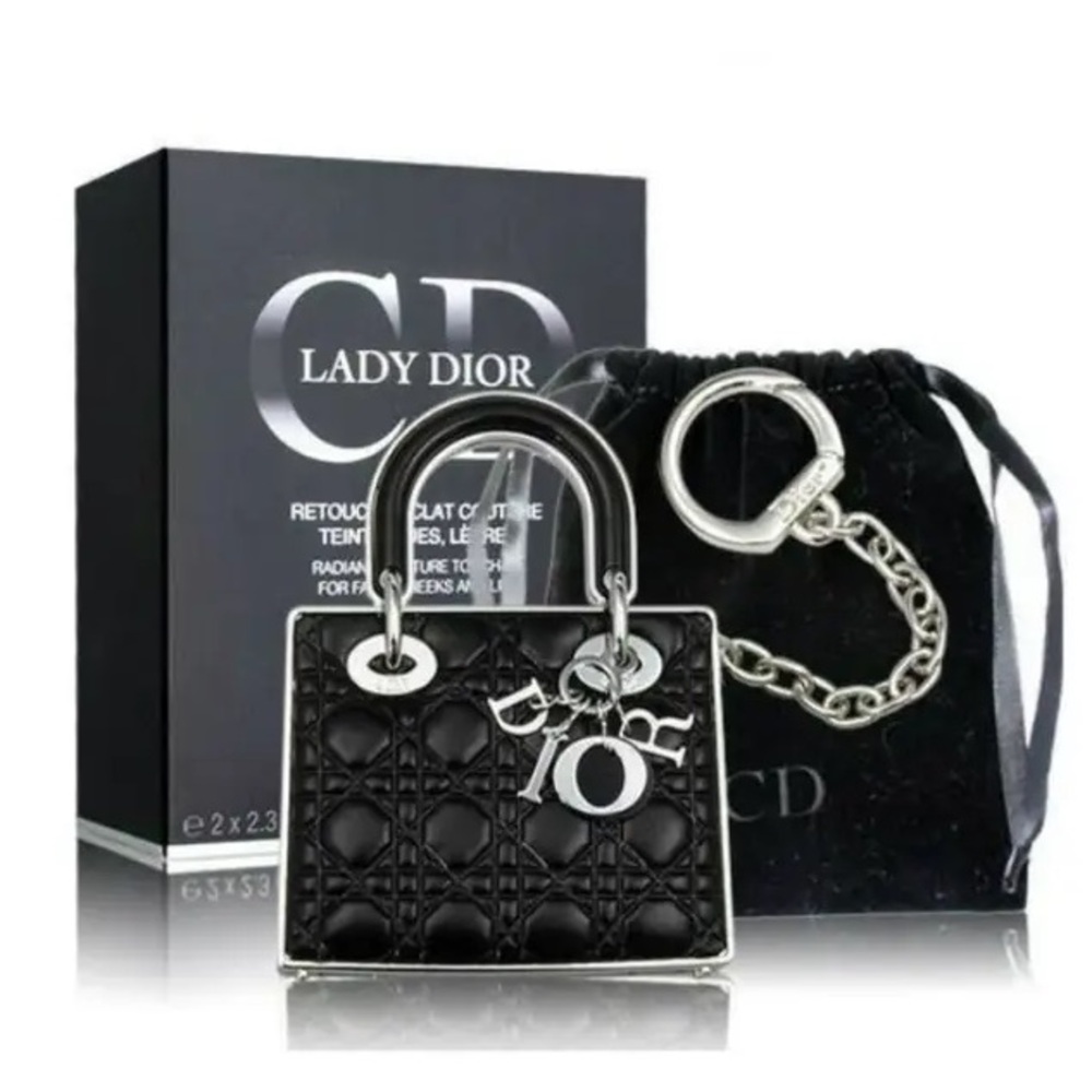 DIOR Lady Dior 003 French Chic Lip Cheek color Bag Charm Keychain - Picture 2 of 8